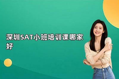 深圳SAT小班培训课哪家好