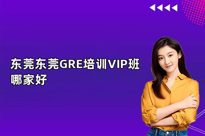 东莞东莞GRE培训VIP班哪家好